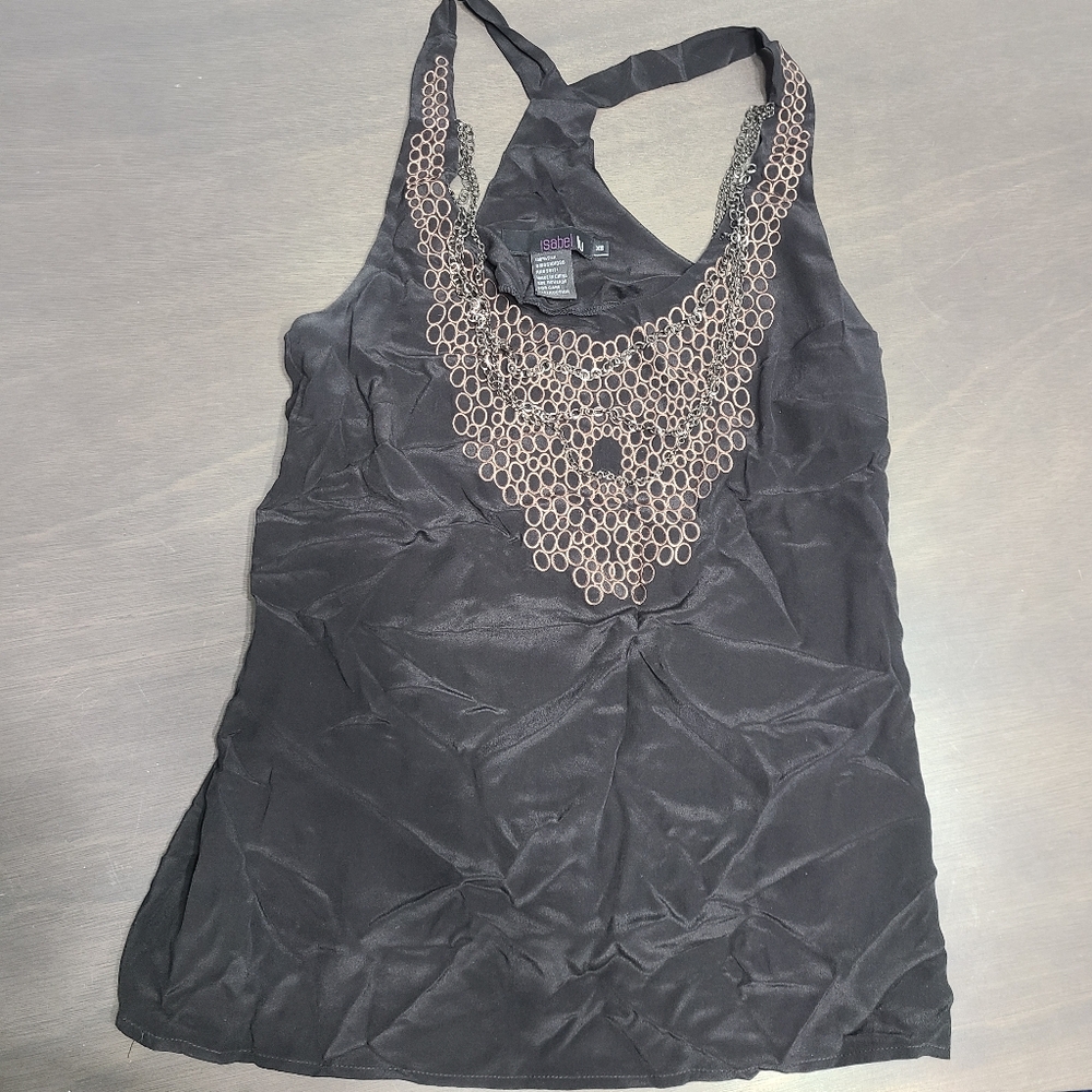 Isabel Lu 100% Silk Tank Top Size XS